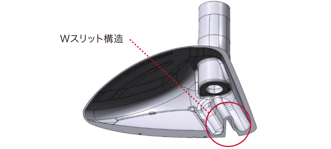 Wスリット UT レディース